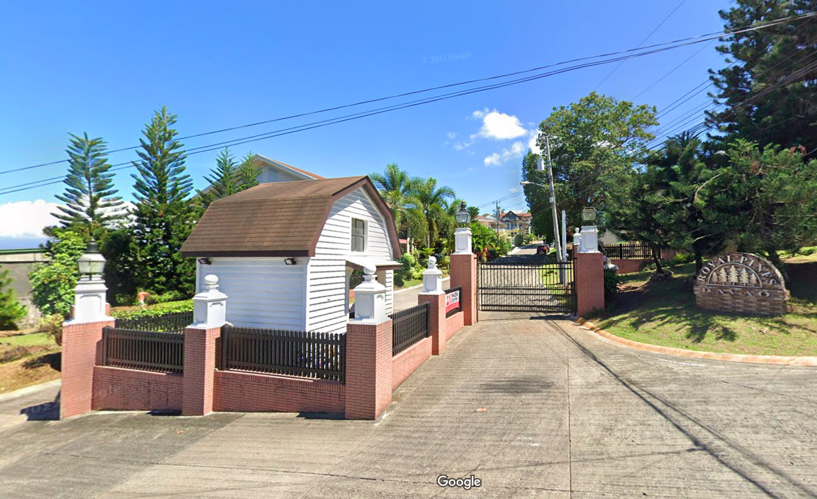 463sqm Lot in Royal Pines Subdivision Matina Davao City Entrance