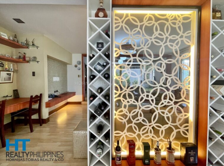 Wine Shelves - For Sale 5-Bedroom House and Lot in Insular West, Lanang, Davao City