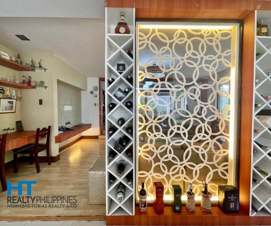 Wine Shelves - For Sale 5-Bedroom House and Lot in Insular West, Lanang, Davao City