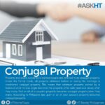 What does conjugal property mean?