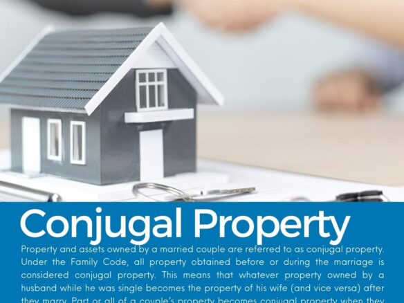 What does conjugal property mean?