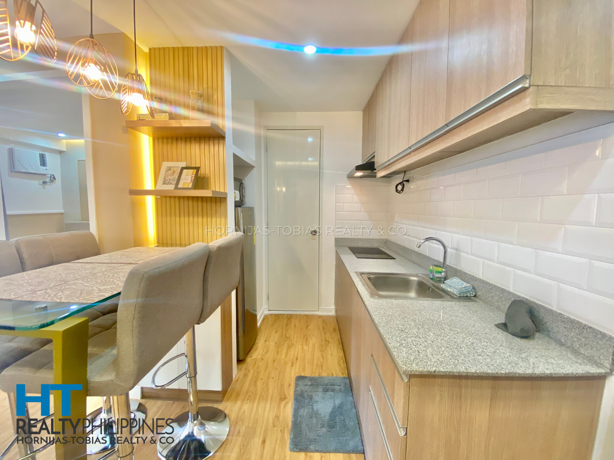 Kitchen - 1BR Fully Furnished Condo Arezzo Place Davao