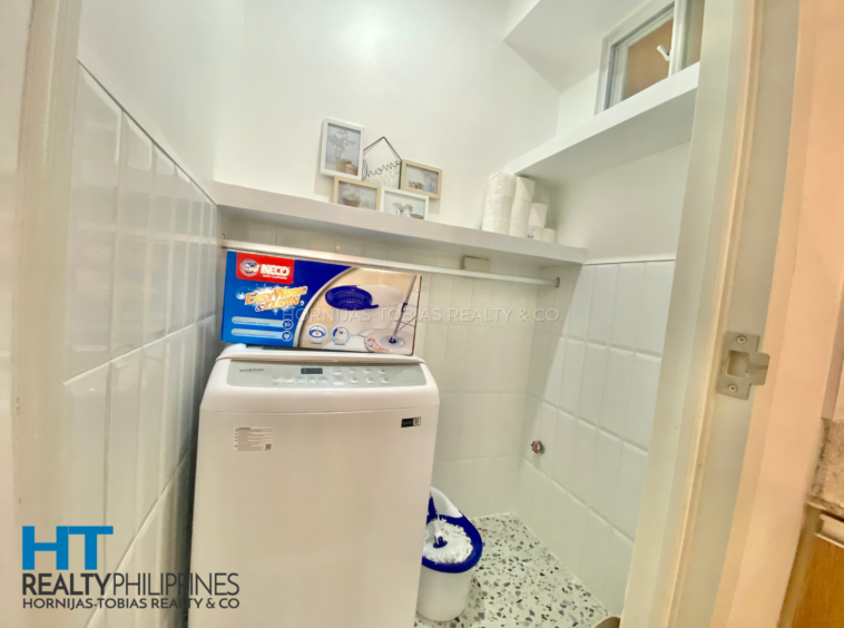 Laundry - 1BR Fully Furnished Condo Arezzo Place Davao