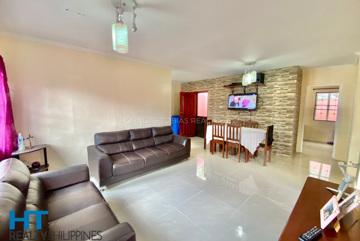 Living Area - For Sale 3BR House and Lot in Santiago Villas Catalunan Grande Davao City