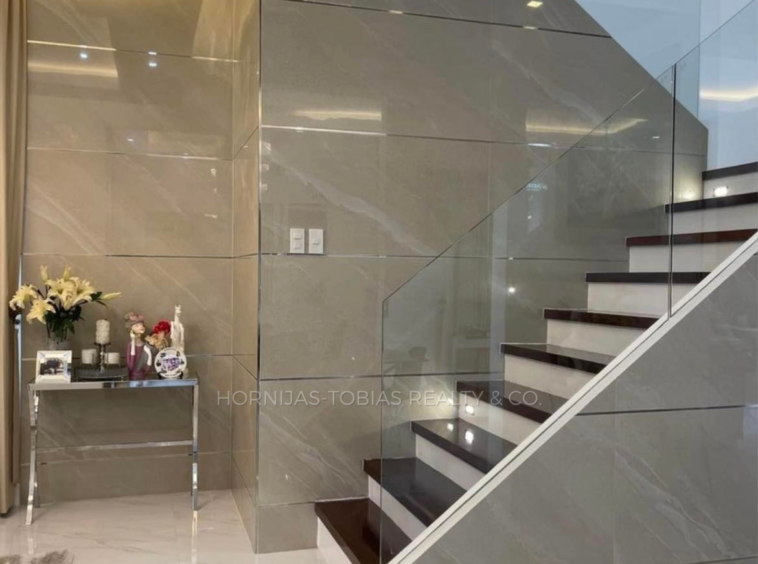 Stairs - Fully Furnished 4 Bedroom House for Sale in Woodridge Park Maa Davao City