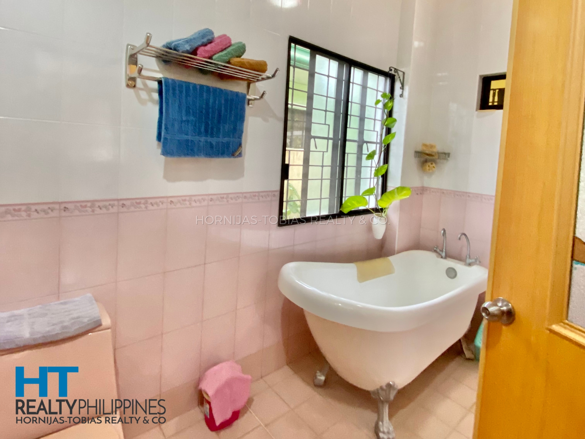 Bathroom with Bath tub - Two Storey House Spacious 613 SQM Lot in Exclusive and Family Friendly Community in Matina, Davao City