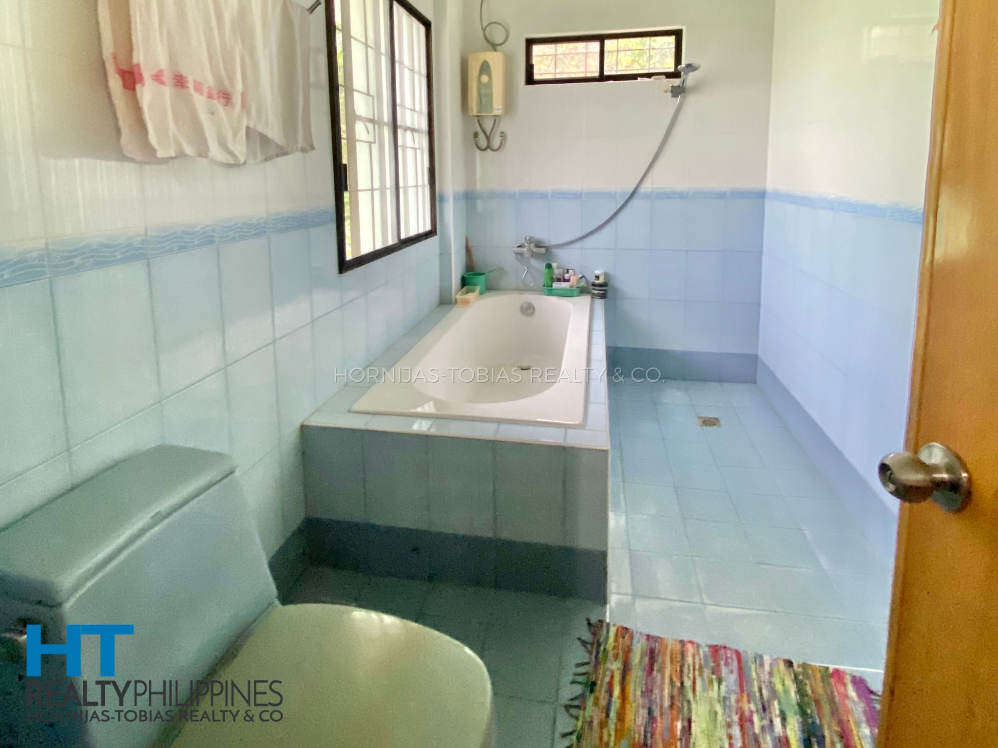 Bathroom with bath tub - Two Storey House Spacious 613 SQM Lot in Exclusive and Family Friendly Community in Matina, Davao City