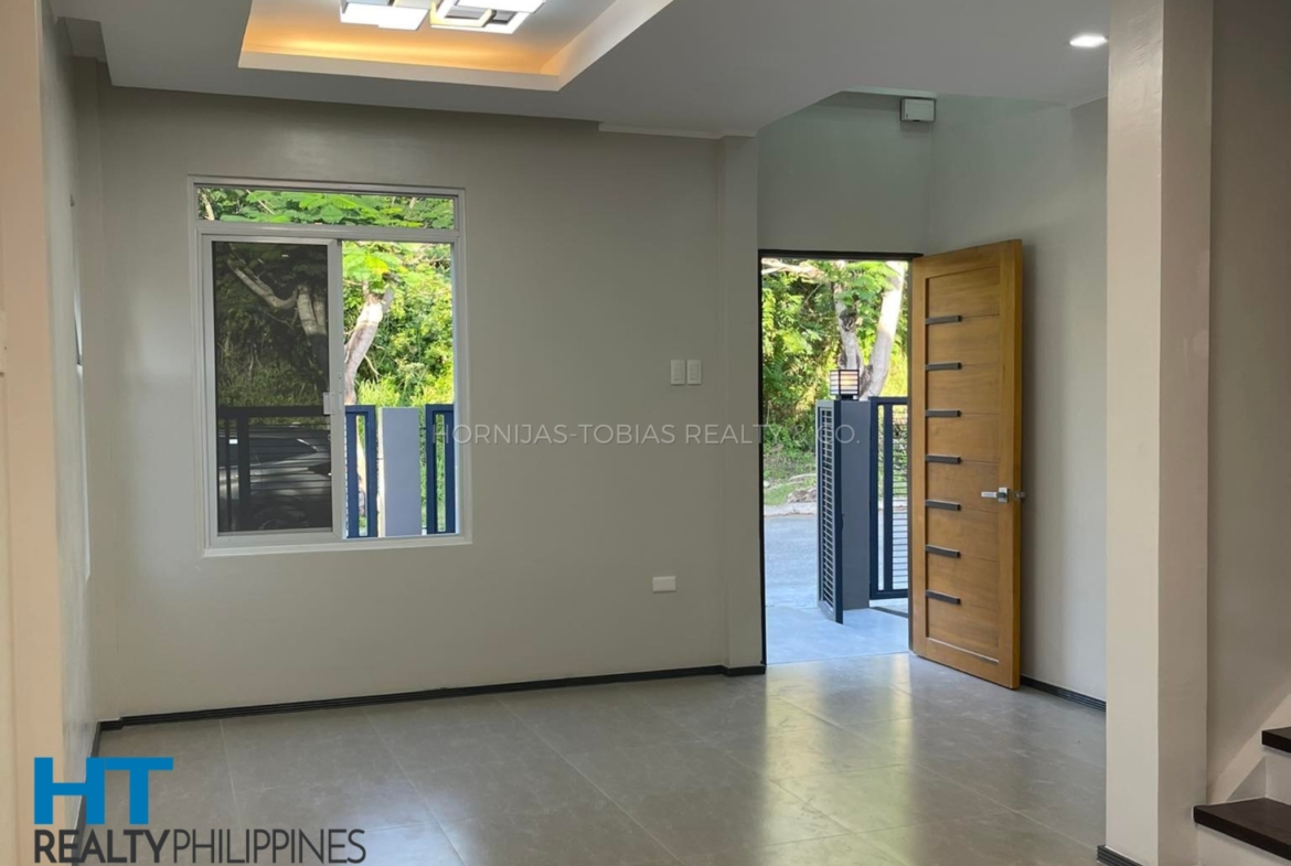 Living Area - For sale brand new 4 bedroom house in Orange Grove, Matina, Davao City