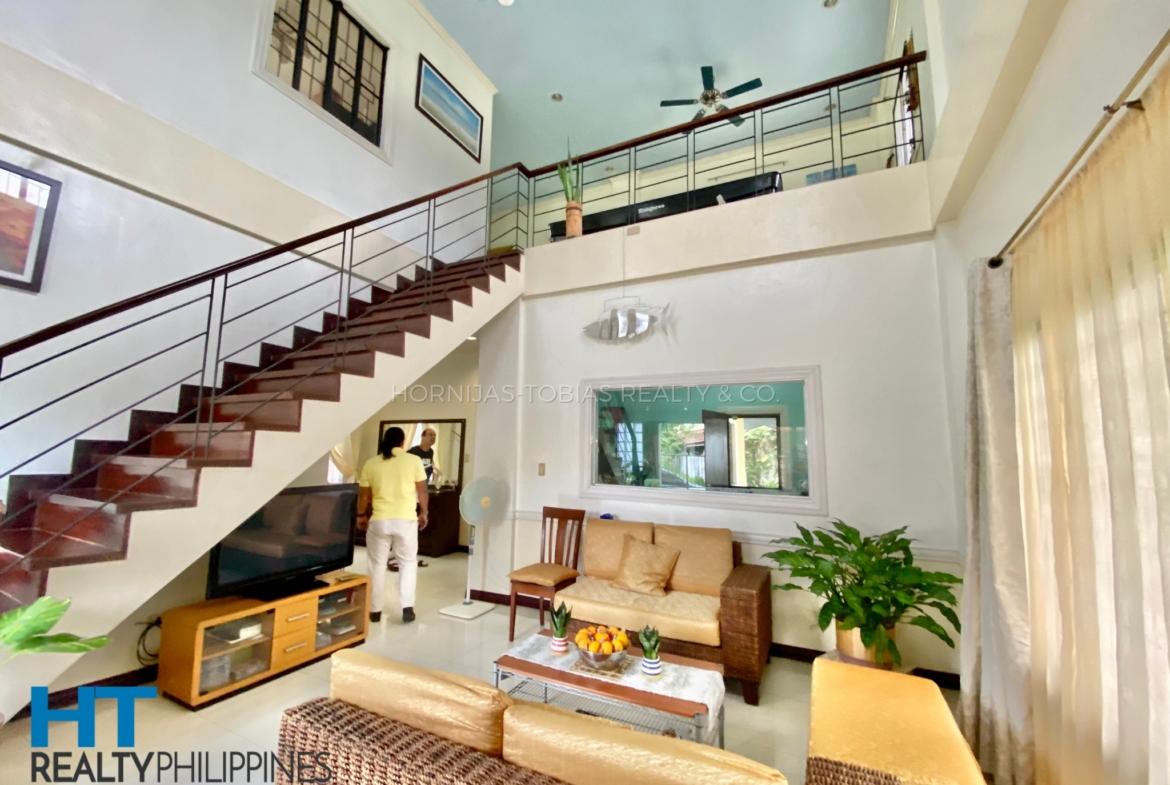 Living Room - Two Storey House Spacious 613 SQM Lot in Exclusive and Family Friendly Community in Matina, Davao City