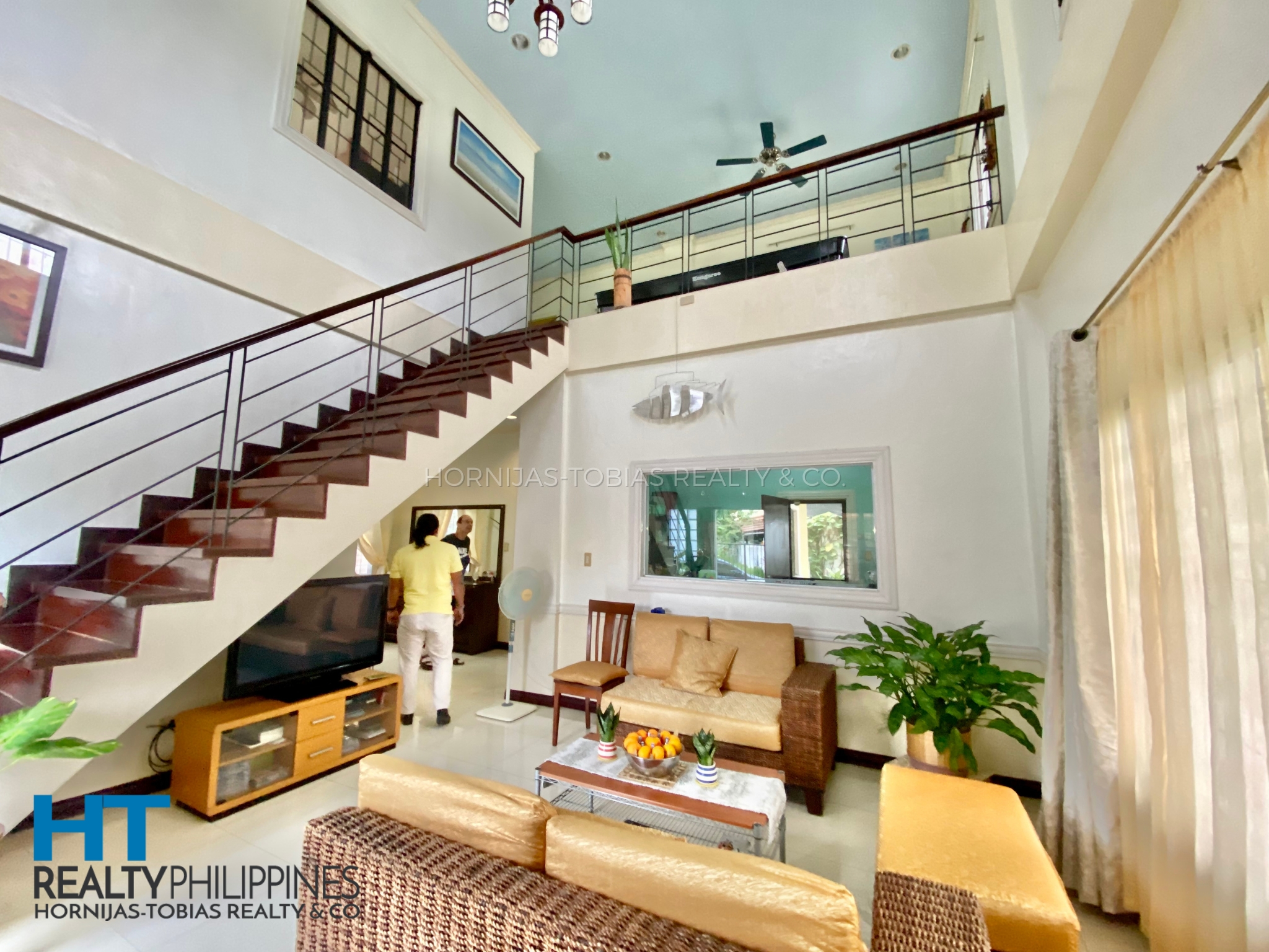 Living Room - Two Storey House Spacious 613 SQM Lot in Exclusive and Family Friendly Community in Matina, Davao City