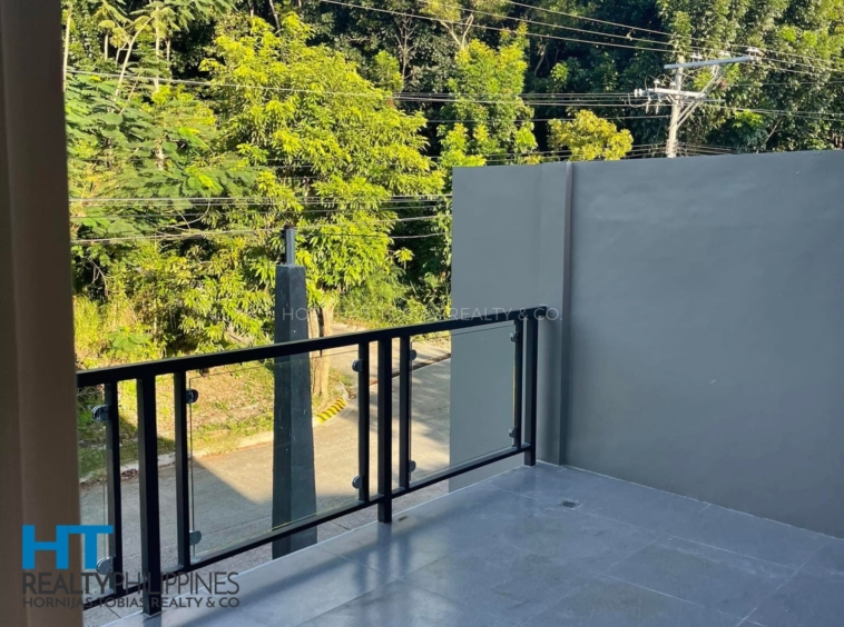 Balcony - For sale brand new 4 bedroom house in Orange Grove, Matina, Davao City