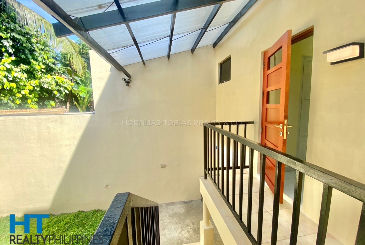 Back stairs - Near downtown brand new 2-bedroom townhouse for sale in GSIS, Matina, Davao City, Davao del Sur