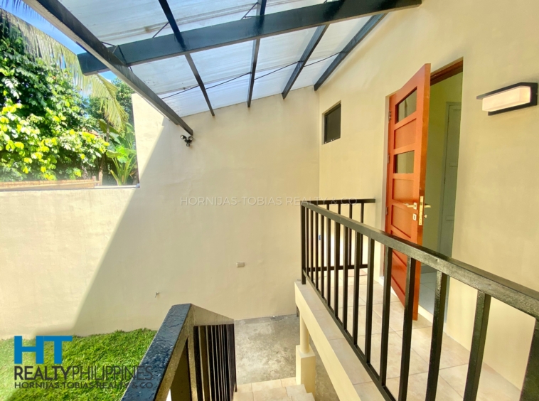 Back stairs - Near downtown brand new 2-bedroom townhouse for sale in GSIS, Matina, Davao City, Davao del Sur