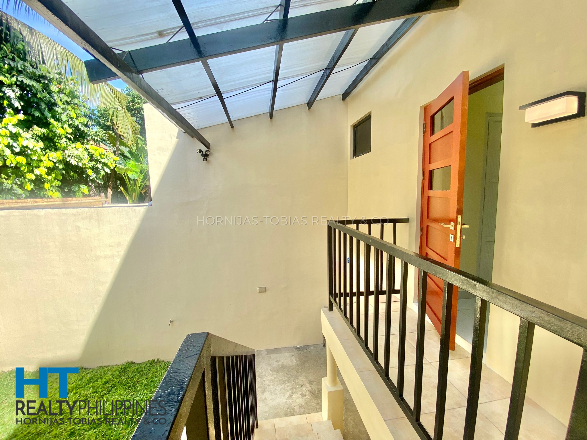 Back stairs - Near downtown brand new 2-bedroom townhouse for sale in GSIS, Matina, Davao City, Davao del Sur