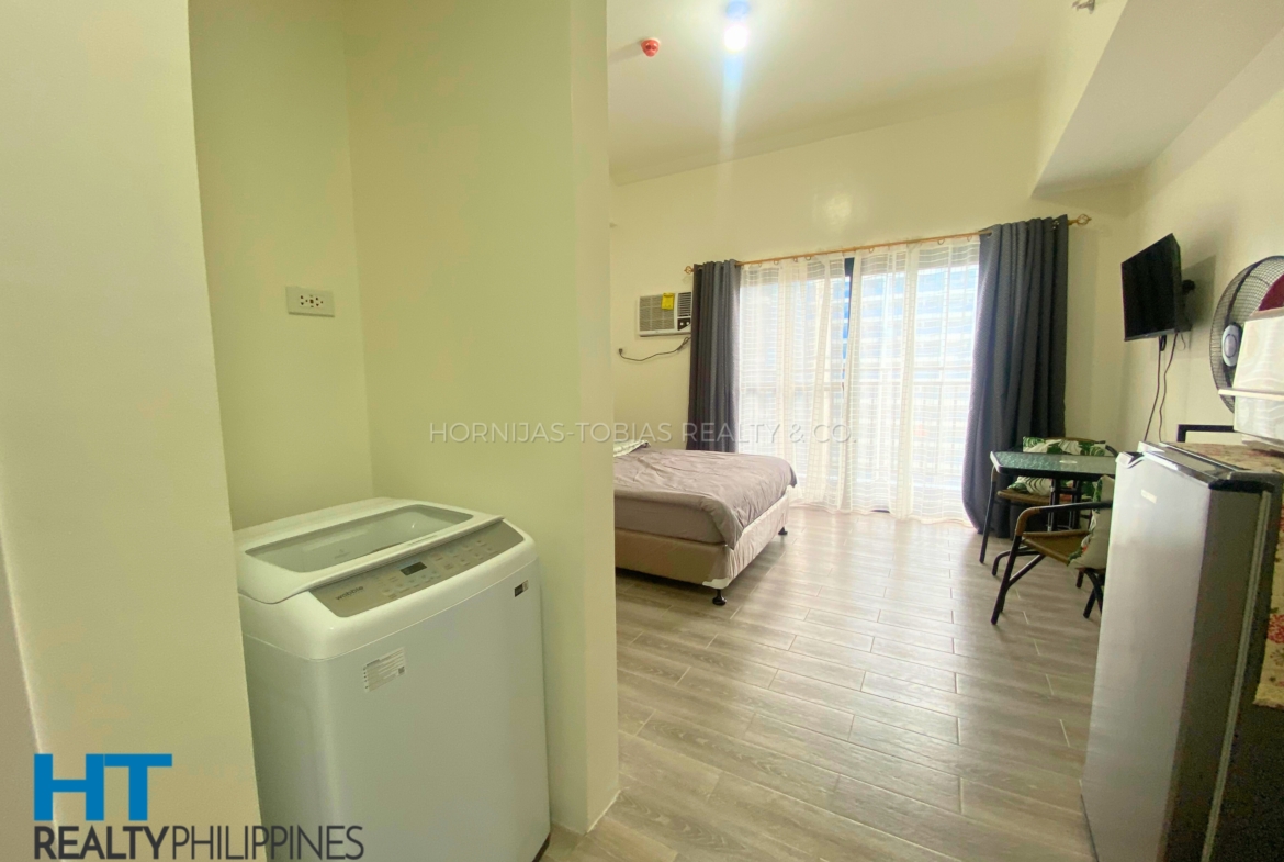 Laundry - Furnished studio condo for sale in Amani Grand City Gate, Buhangin-Cabantian-Indangan Rd, Buhangin, Davao City