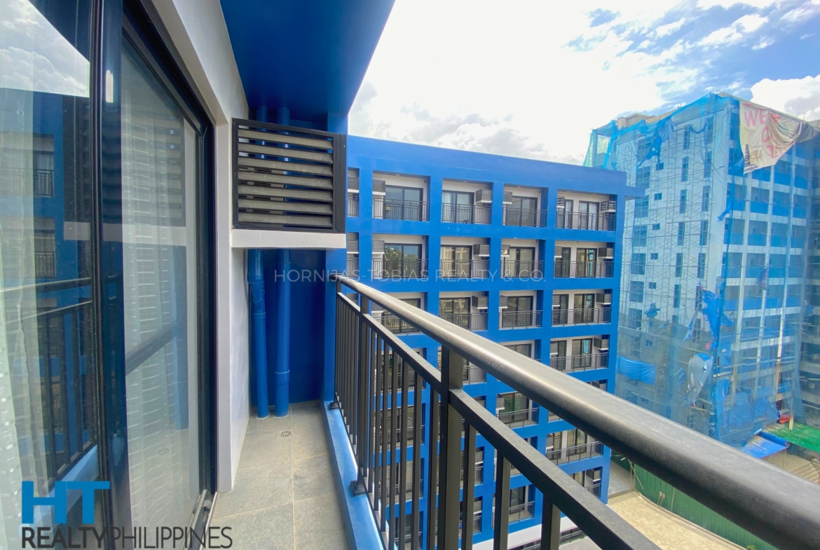 balcony - Furnished studio condo for sale in Amani Grand City Gate, Buhangin-Cabantian-Indangan Rd, Buhangin, Davao City