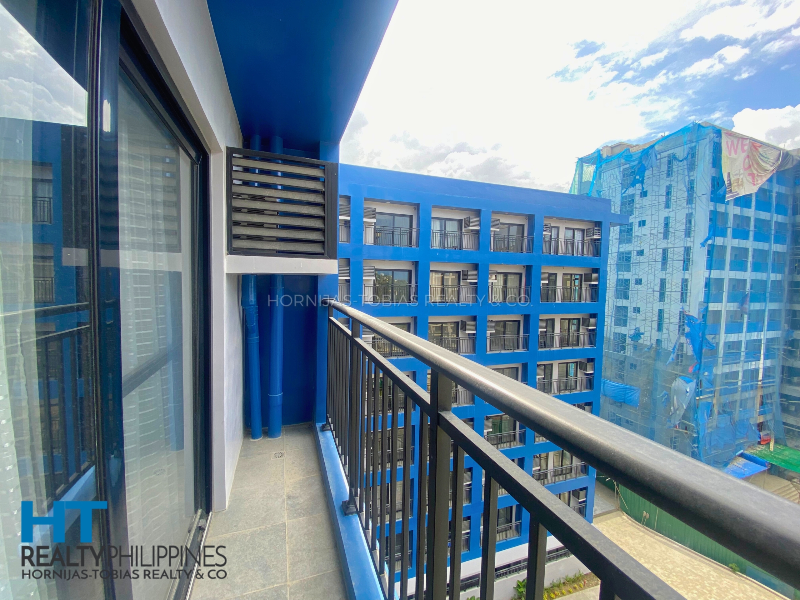 balcony - Furnished studio condo for sale in Amani Grand City Gate, Buhangin-Cabantian-Indangan Rd, Buhangin, Davao City