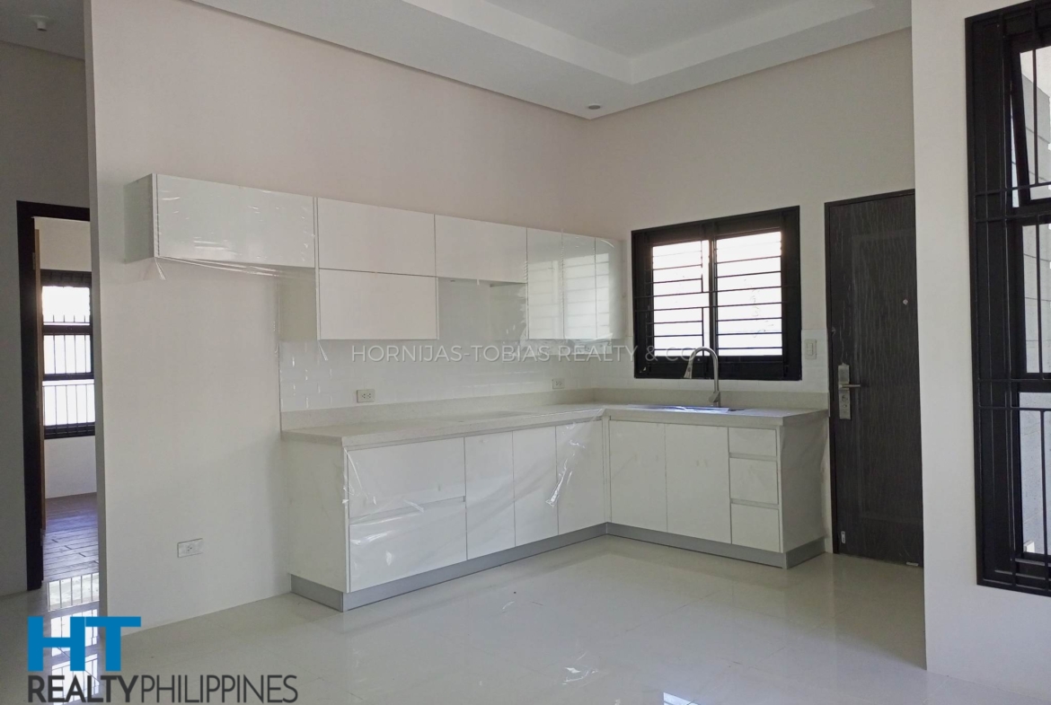 Kitchen - Brand new bungalow house for sale with three bedrooms and two bathrooms un Ilumina Estates, Communal, Buhangin, Davao City