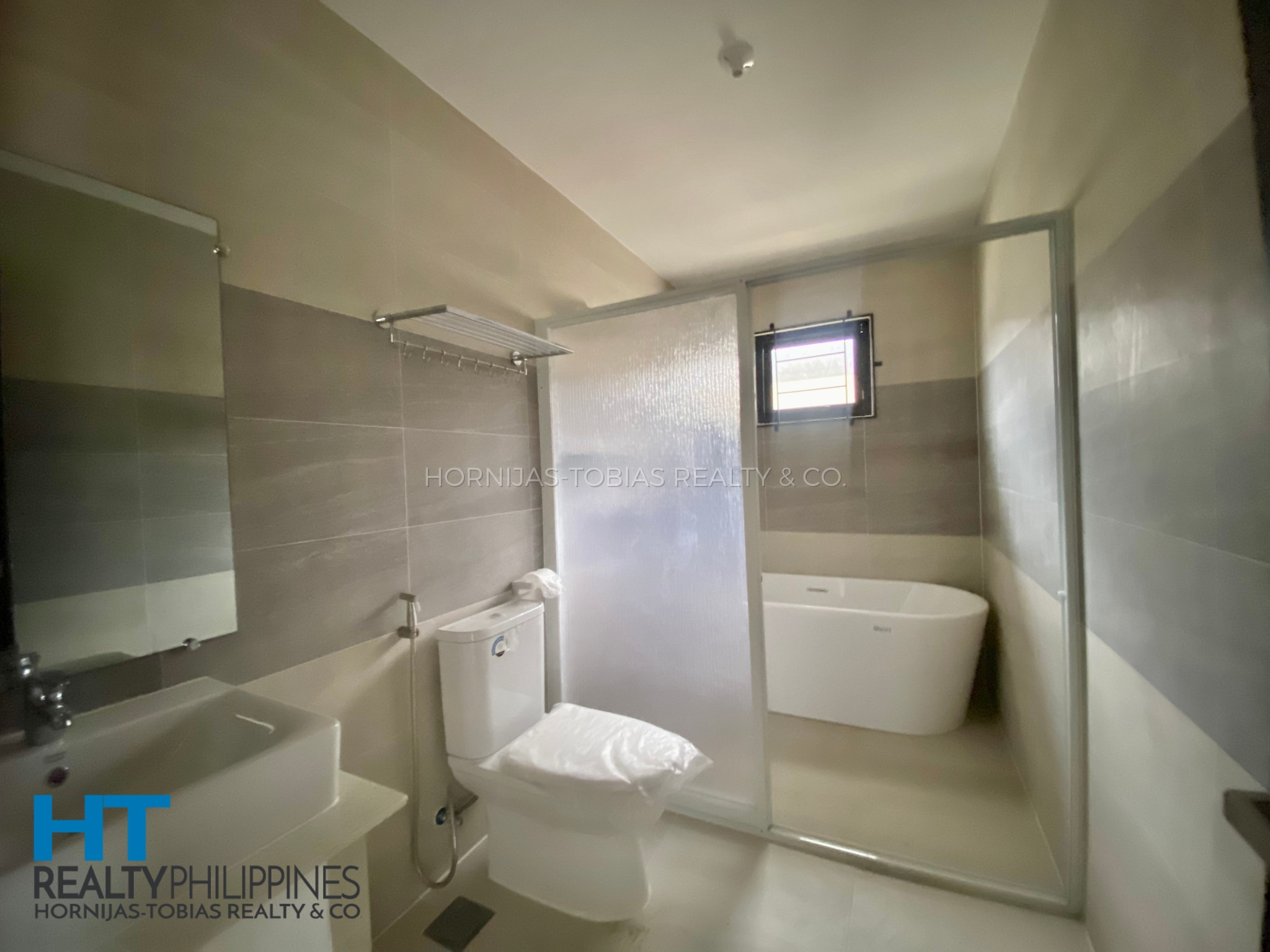 Master Bathroom with bath tub - brand new move-in ready 4 bedroom 3 bathroom house for sale in Ilumina Estate 2 Communal Buhangin, Davao City