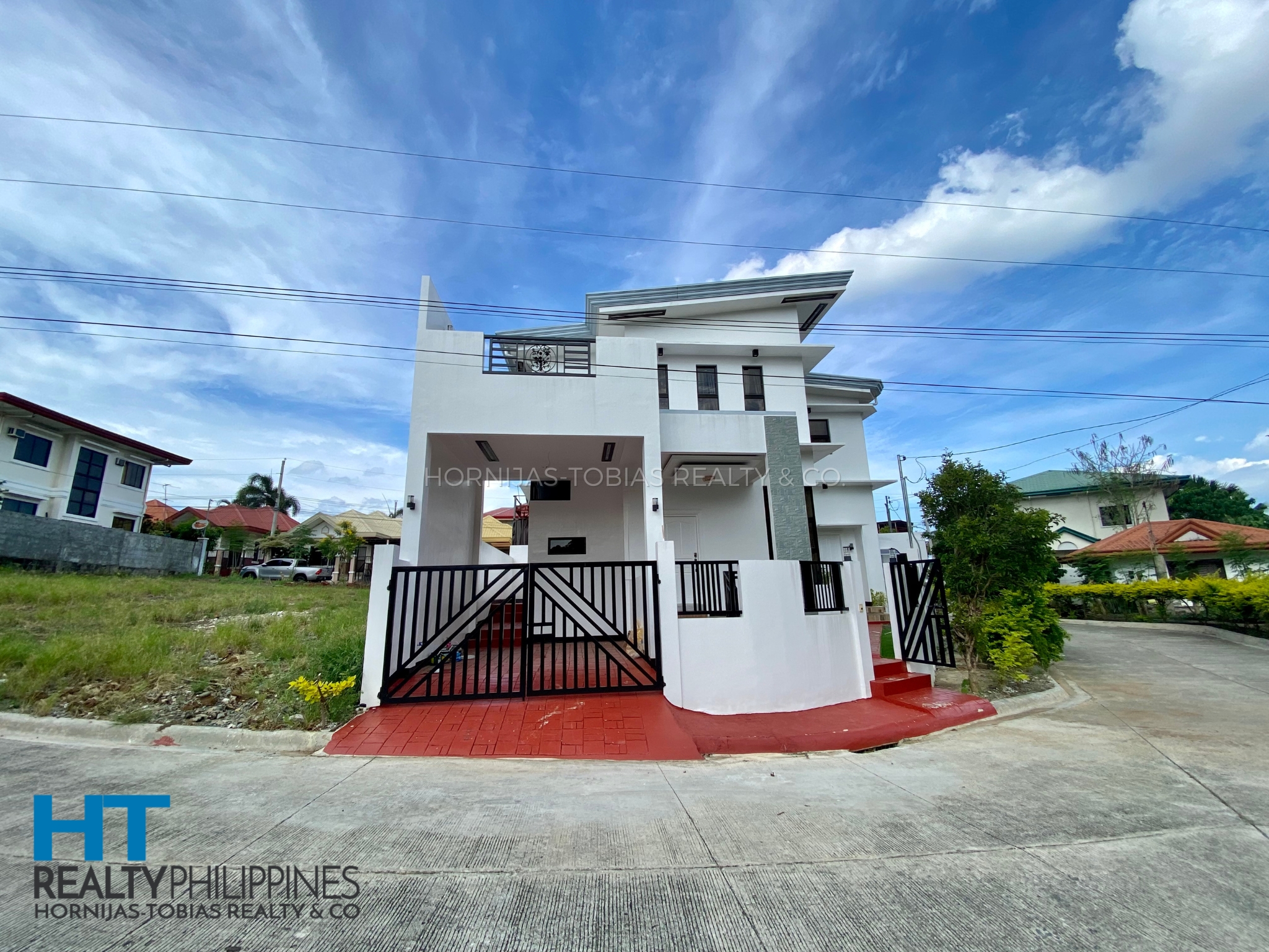 Corner lot - Brand new house and lot for sale with 5 bedrooms located in Priscilla Estates Cabantian Buhangin Davao City