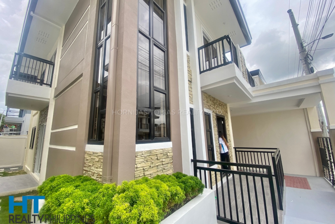 Front - brand new move-in ready 4 bedroom 3 bathroom house for sale in Ilumina Estate 2 Communal Buhangin, Davao City