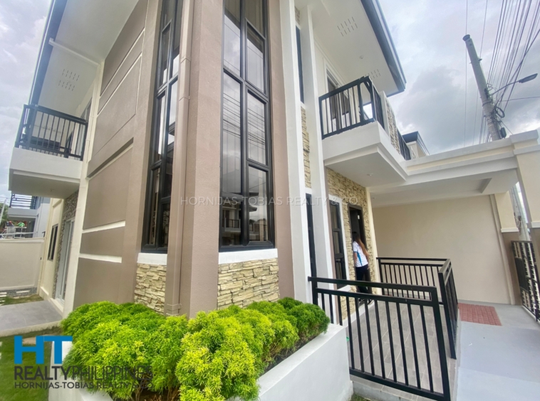 Front - brand new move-in ready 4 bedroom 3 bathroom house for sale in Ilumina Estate 2 Communal Buhangin, Davao City