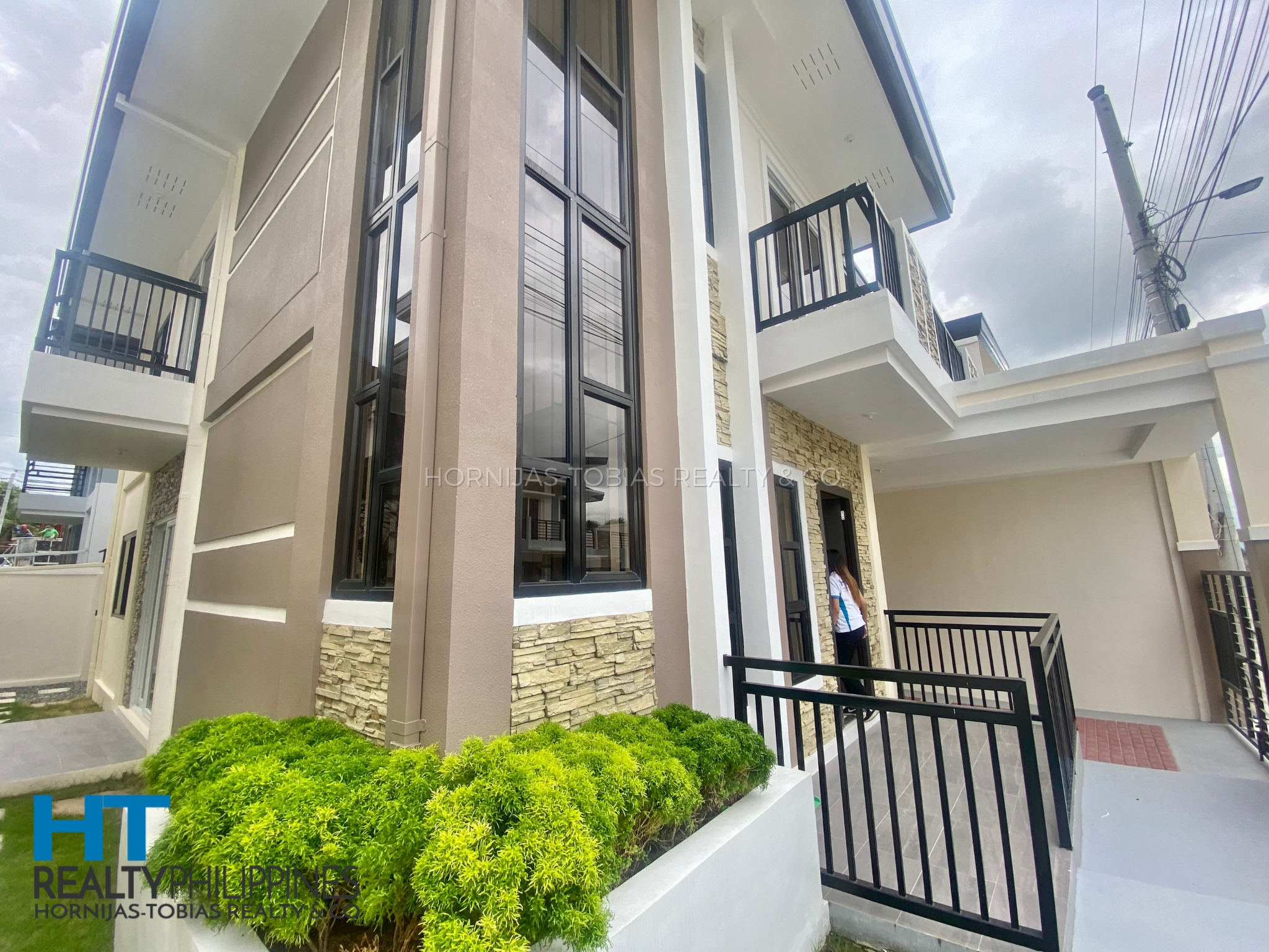 Front - brand new move-in ready 4 bedroom 3 bathroom house for sale in Ilumina Estate 2 Communal Buhangin, Davao City