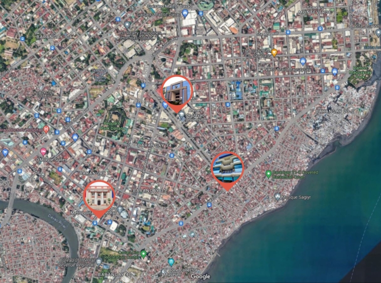 location - 4-storey commercial building for sale in Quezon Boulevard Davao City