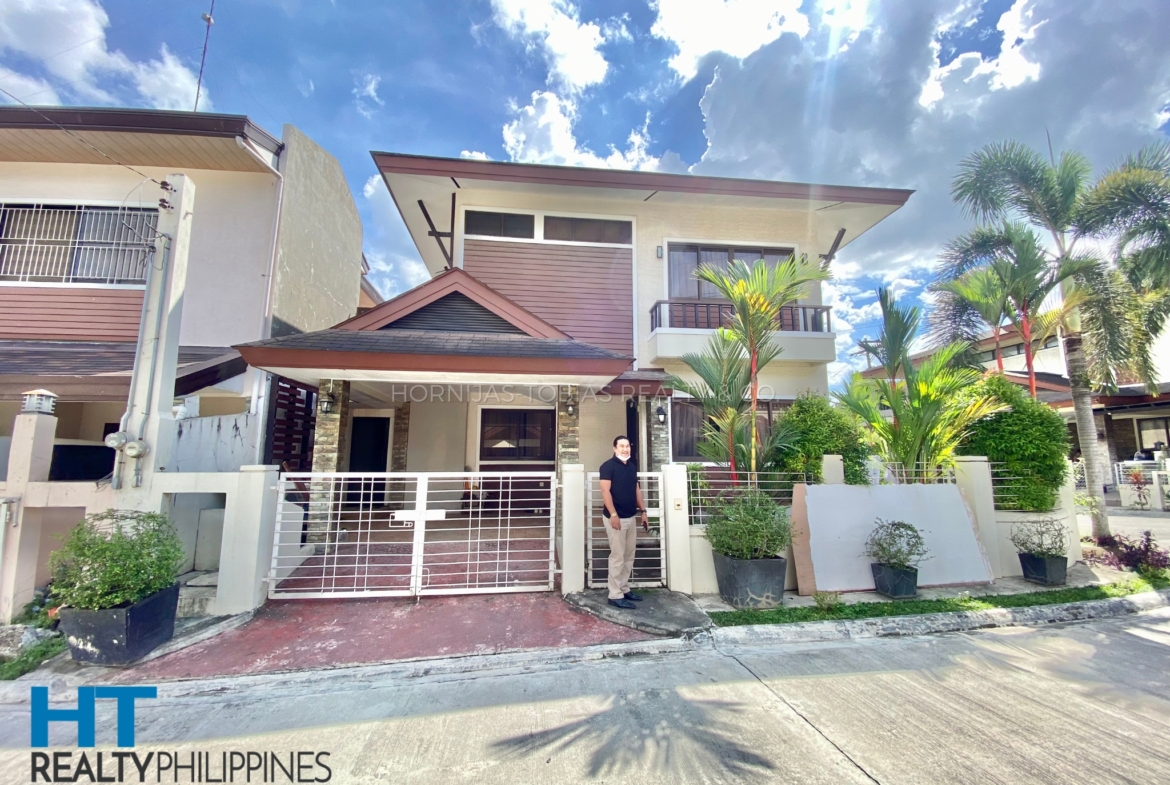 Corner house and lot with 4 bedrooms and 3 bathrooms furnished for sale in Twin Palms, Ma-a, Davao City