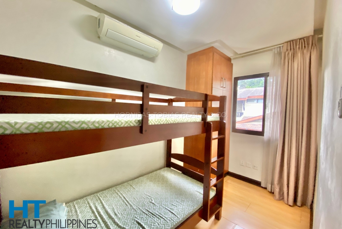 Bunk bed - Corner house and lot with 4 bedrooms and 3 bathrooms furnished for sale in Twin Palms, Ma-a, Davao City