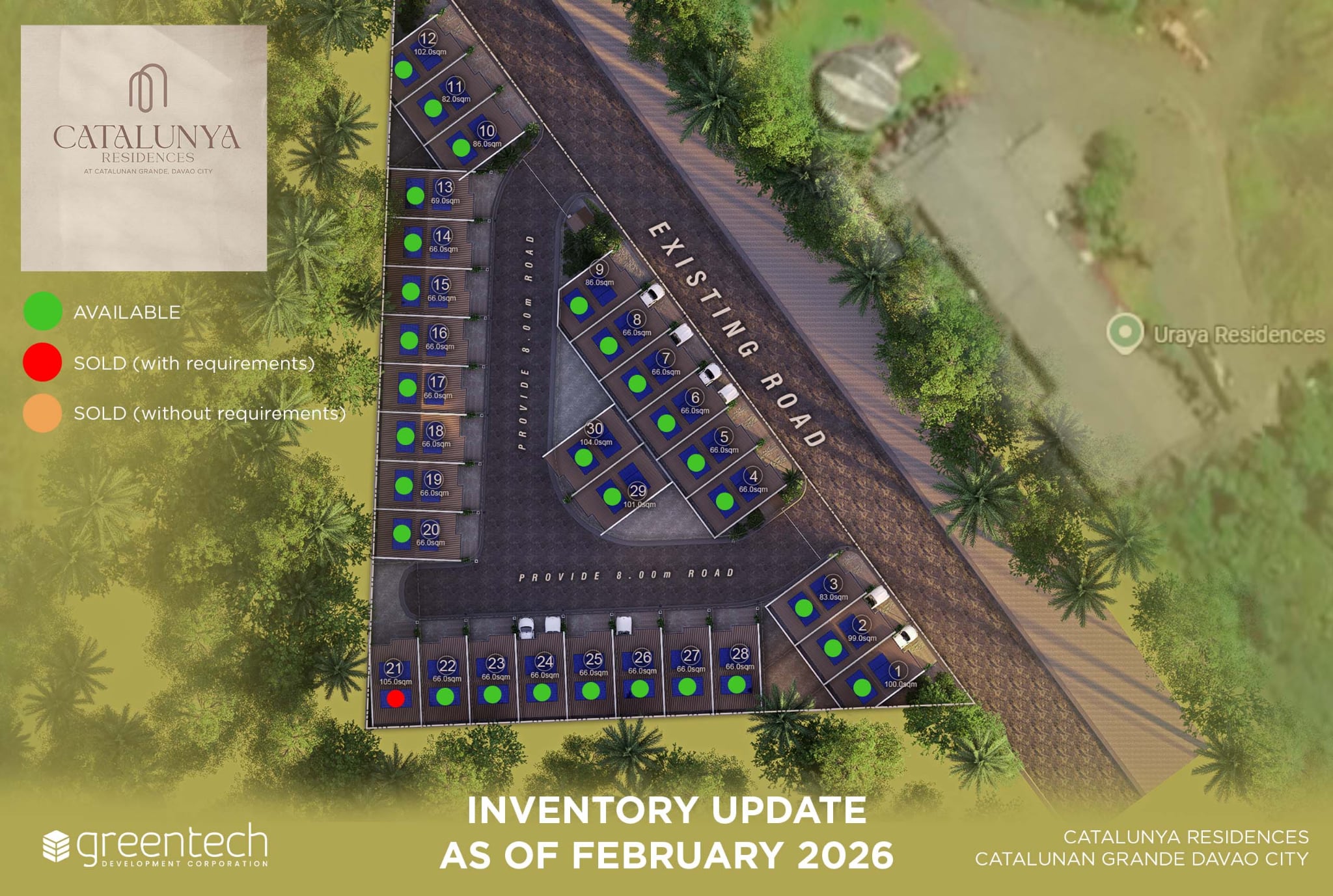 Catalunya Residences Catalunan Grande Davao City - Availability Map
