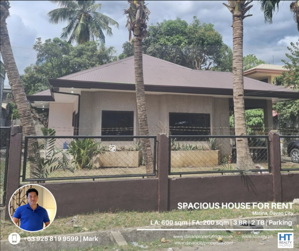 For Rent Semi-Commercial House in Balusong Matina Davao City 1