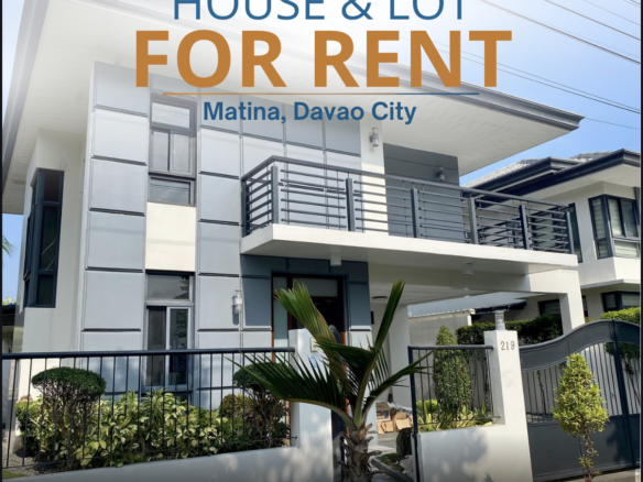 For Rent Four Bedrooms (4BR) House in Fuente De Villa Abrille Matina Davao City - Feature Image